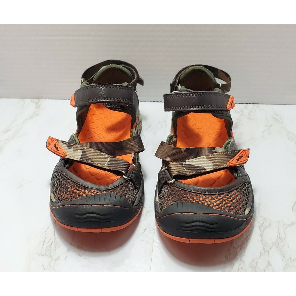 JAMBU Fisherman Water Shoe Youth 2M Orange Beach Hike Summer Sport Sandals